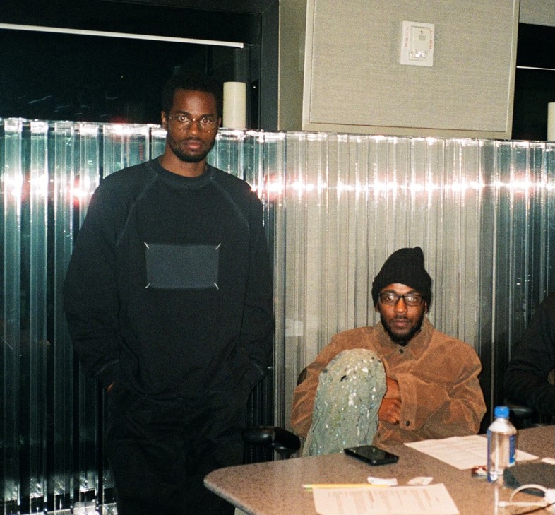 Kendrick Lamar and Dave Free pgLang