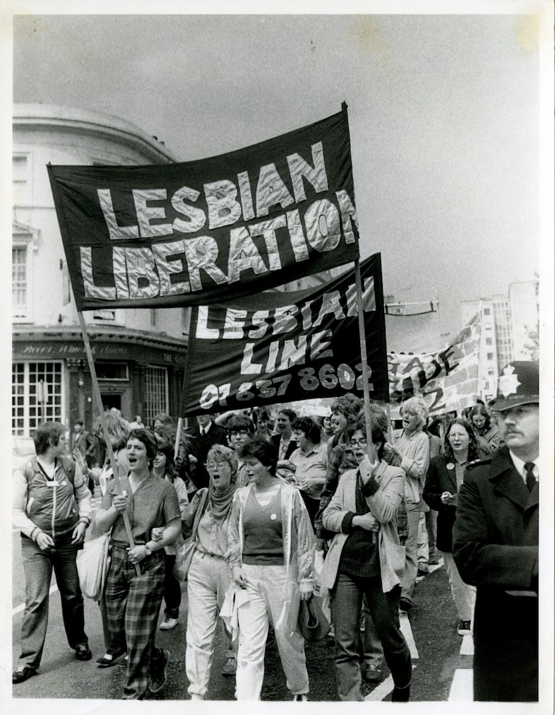 Lesbian March, London, 1982 12