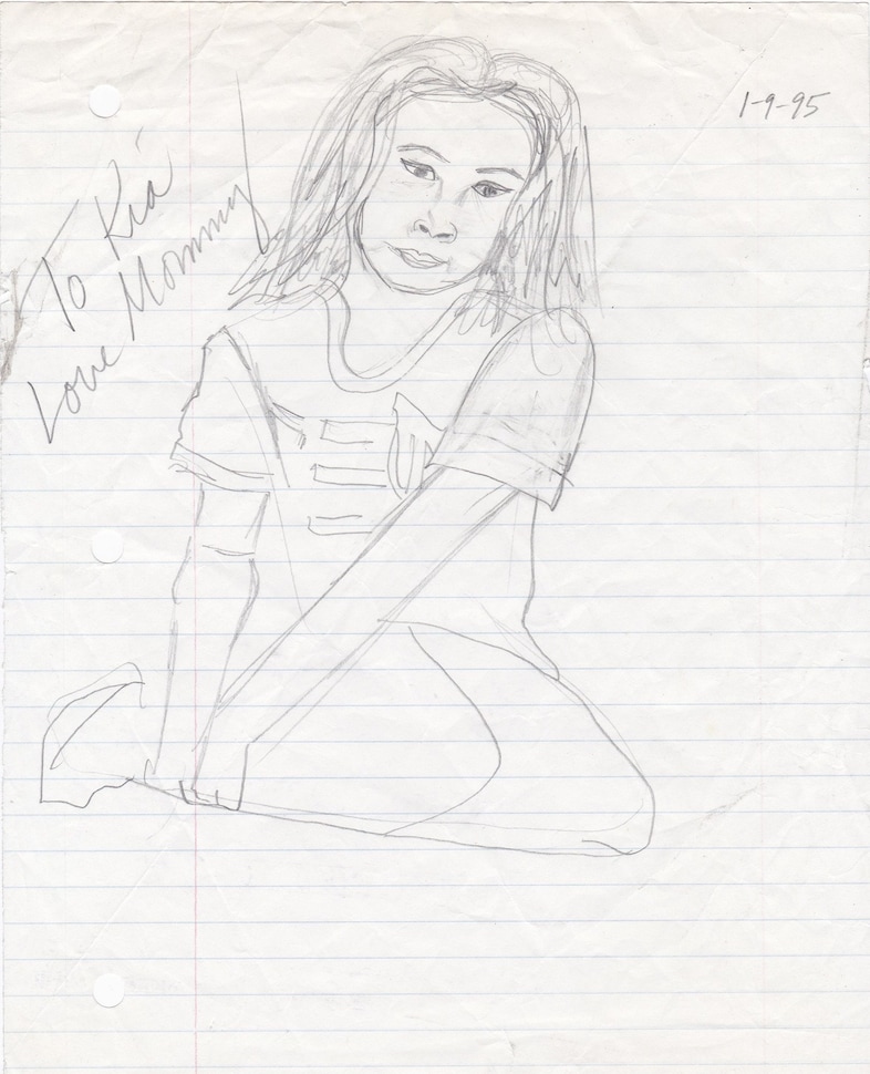 Untitled Drawing of Kia By Mommy (1995) 26