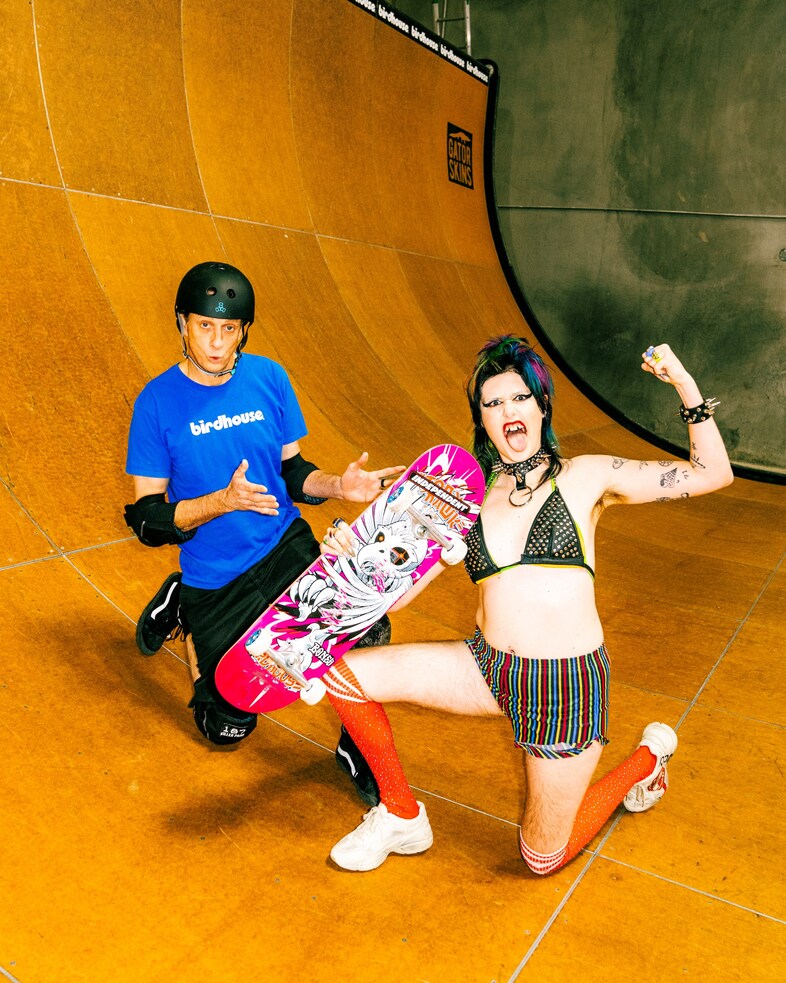 Tony Hawk and Surfbort’s Dani Miller3 3