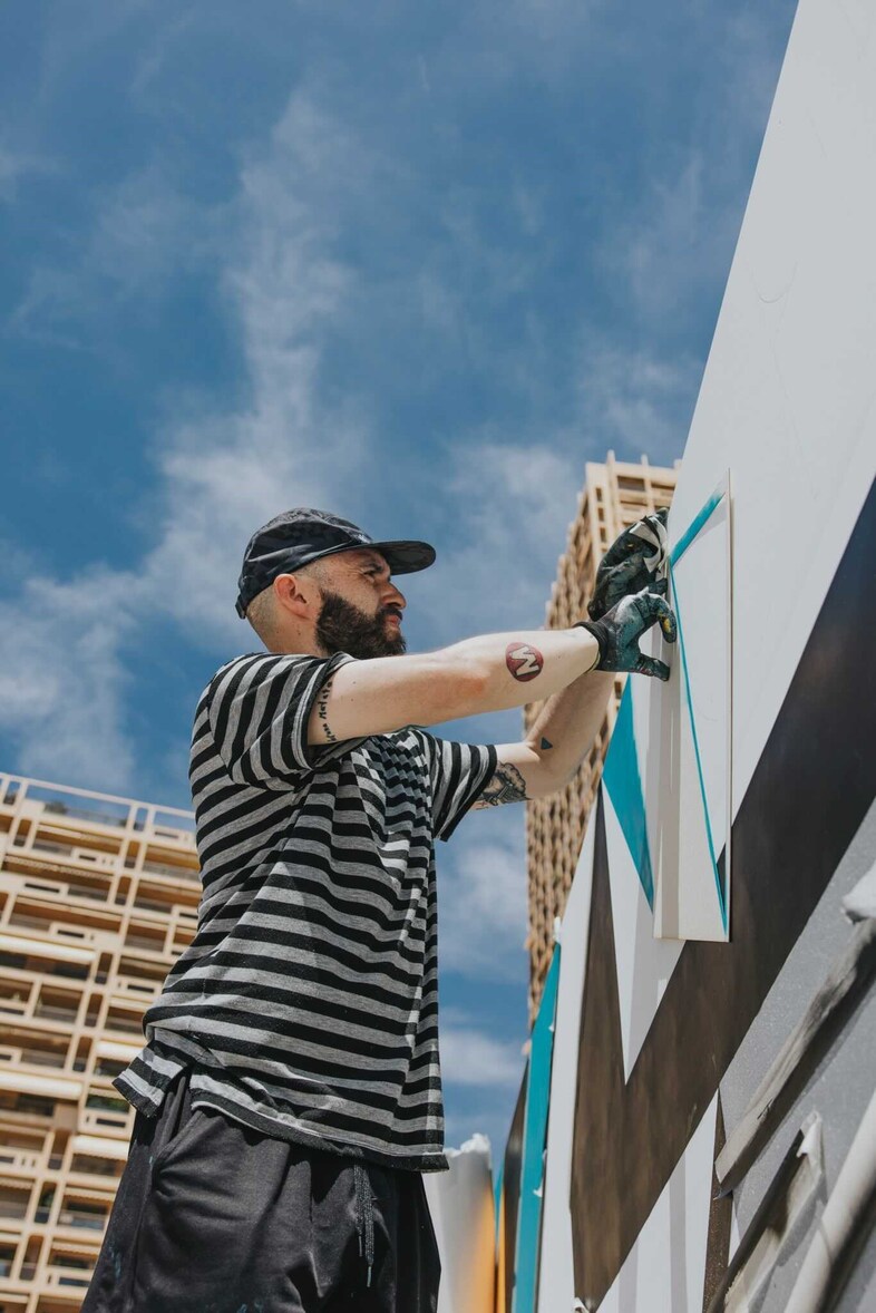 Vuse x McLaren DAST Monaco Mural 