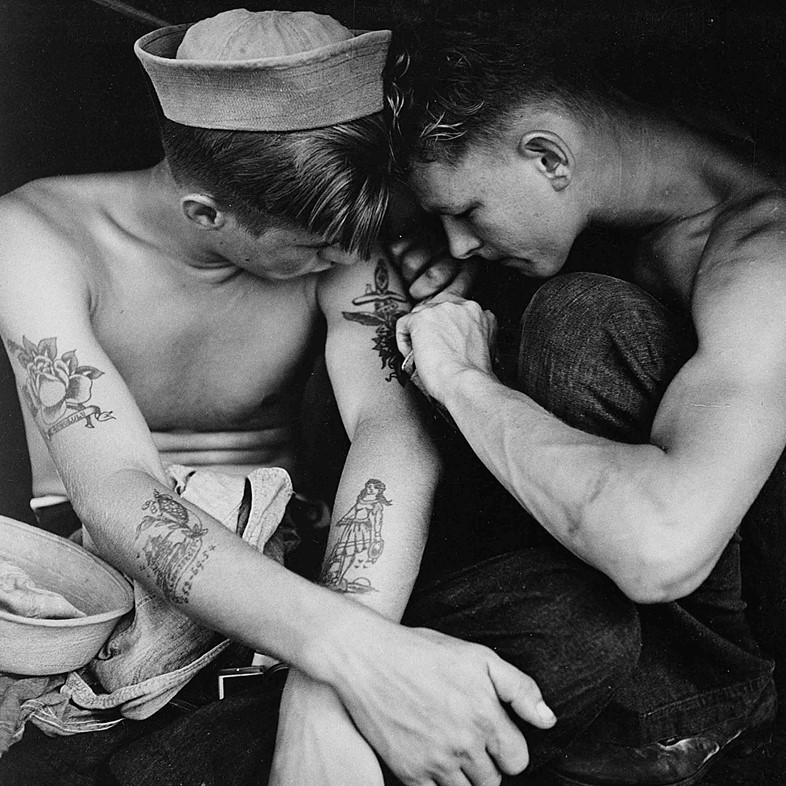 Tattooed sailors