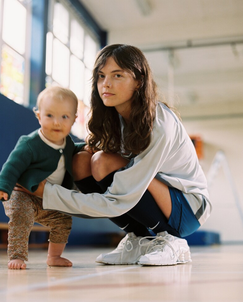 Martine Rose x Nike Shox campaign feat. female footballers 1