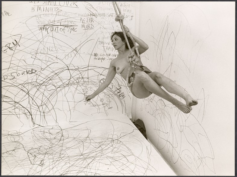 Carolee Schneemann, “Up to and Including Her Limits” (1976)