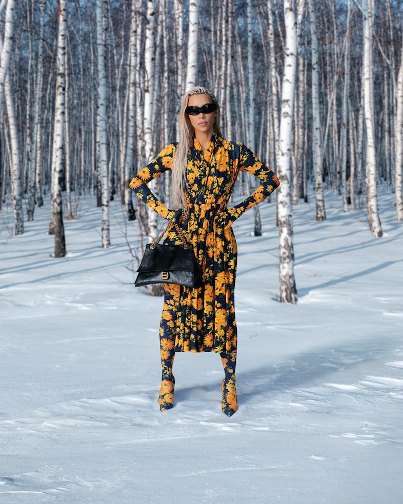 Balenciaga AW22 campaign, Kim Kardashian, Alexa Demie 7