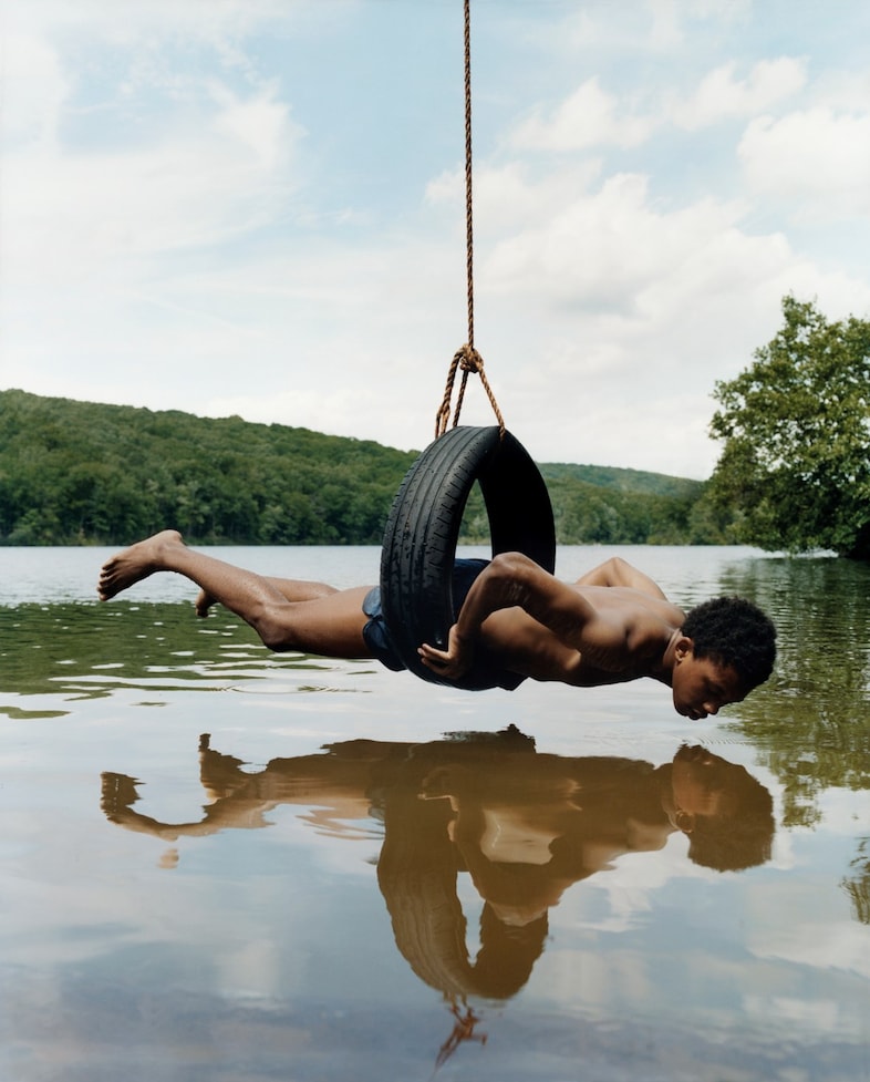 Tyler Mitchell Chrysalis exhibition Gagosian Glint 2022 2