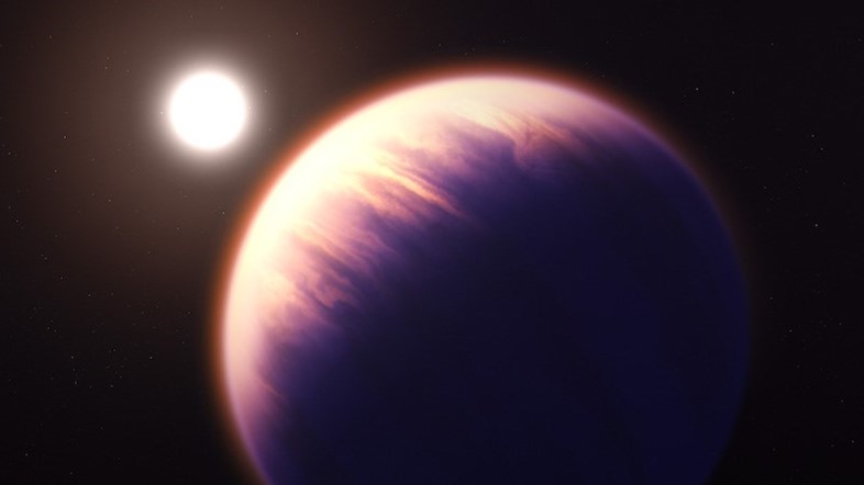  Artist’s concept of exoplanet WASP-39b