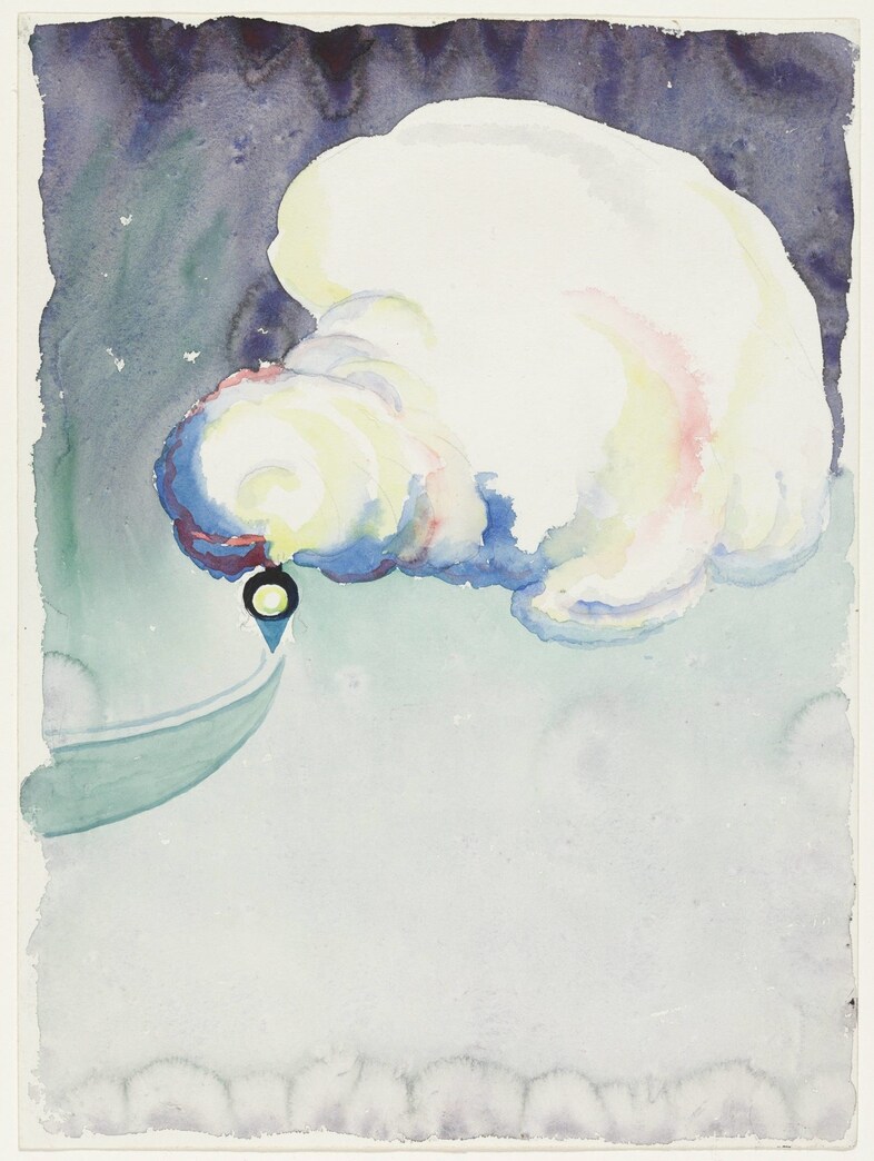 Georgia O’Keeffe, “Train at Night in the Desert” (1916) 2