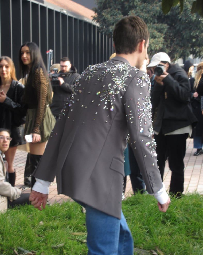 Milan Fashion Week Men's AW23 Street Style 14