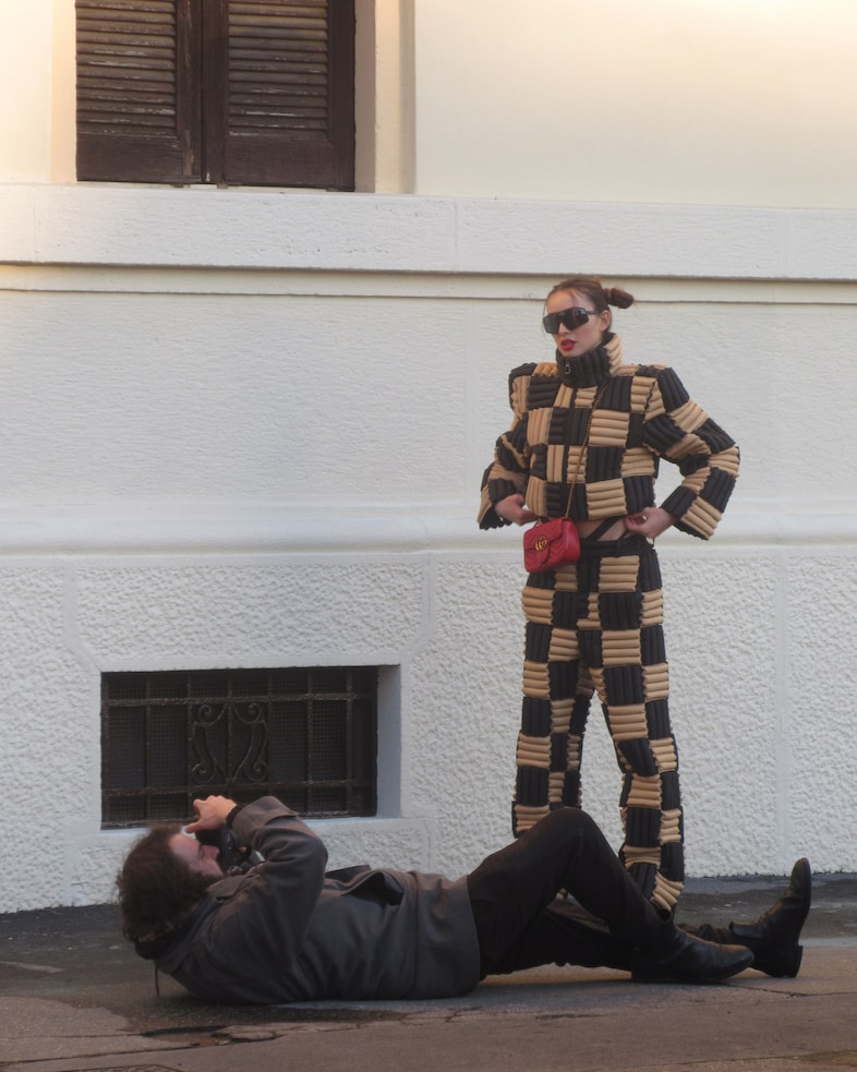 Milan Fashion Week Men's AW23 Street Style 6