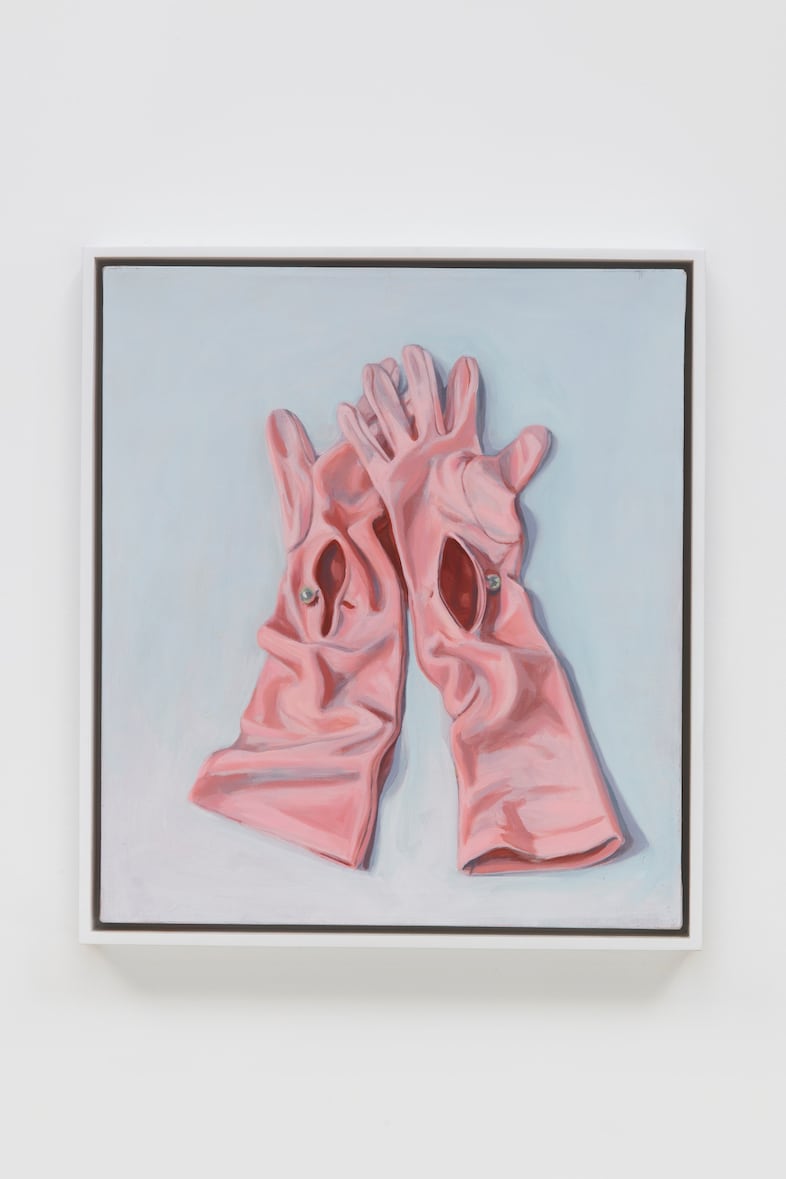 Portia Munson, “Pink Gloves”