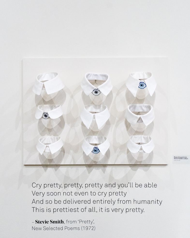 Poets in Vogue, exhibition installation 