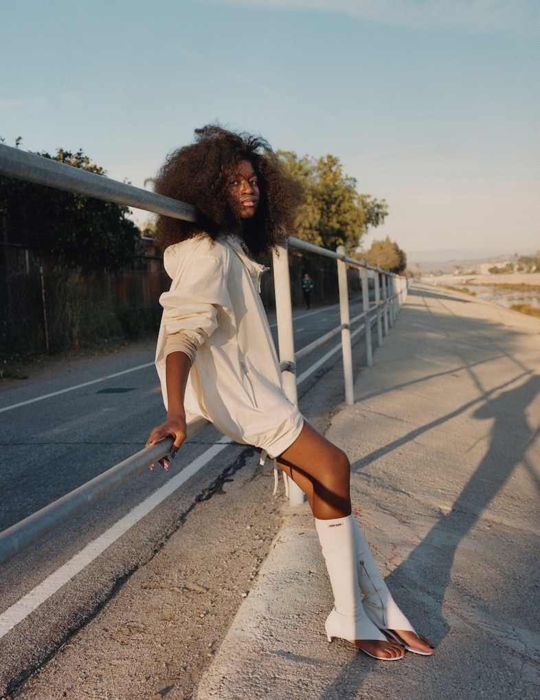 Zaya Wade Dazed cover shoot 2023 Miu Miu SS23 2