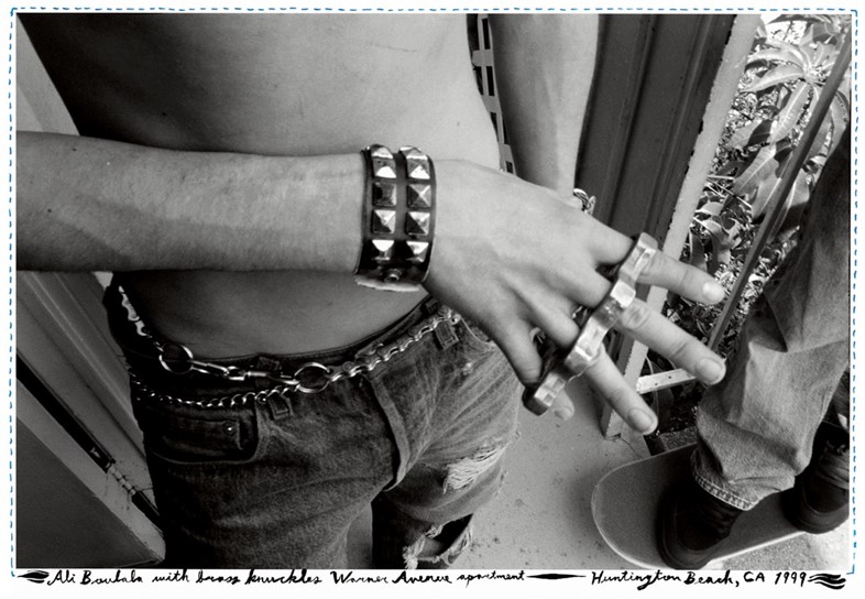 Ed Templeton, Ali Boulala with brass knuckles (1991)
