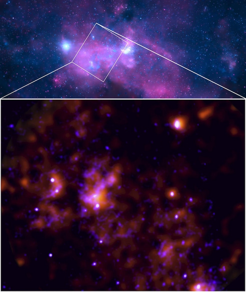 Image from NASA’s Imaging X-ray IXPE and Chandra Observatory