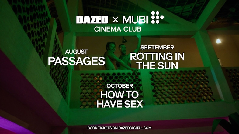 Dazed x MUBI Cinema Club flyer