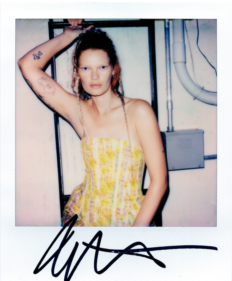 Collina Strada SS24 polaroids by Andrew Tess 4