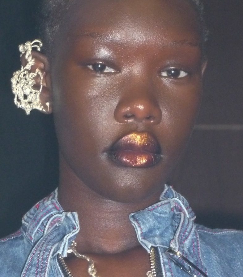 Beauty at Masha Popova SS24 Grace Ellington 2