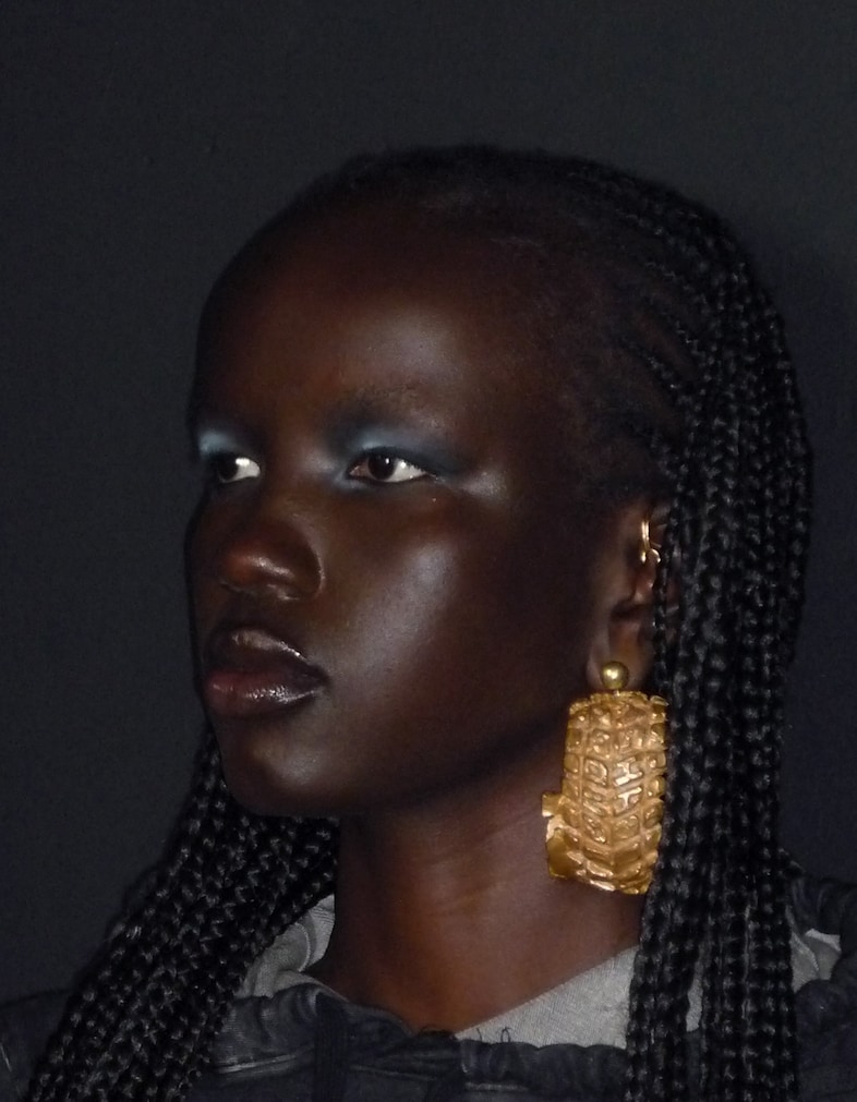 Beauty at Masha Popova SS24 Grace Ellington 9
