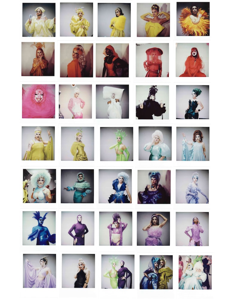 The Colour Ball polaroids Flavia Daniele Jimi Urquiaga