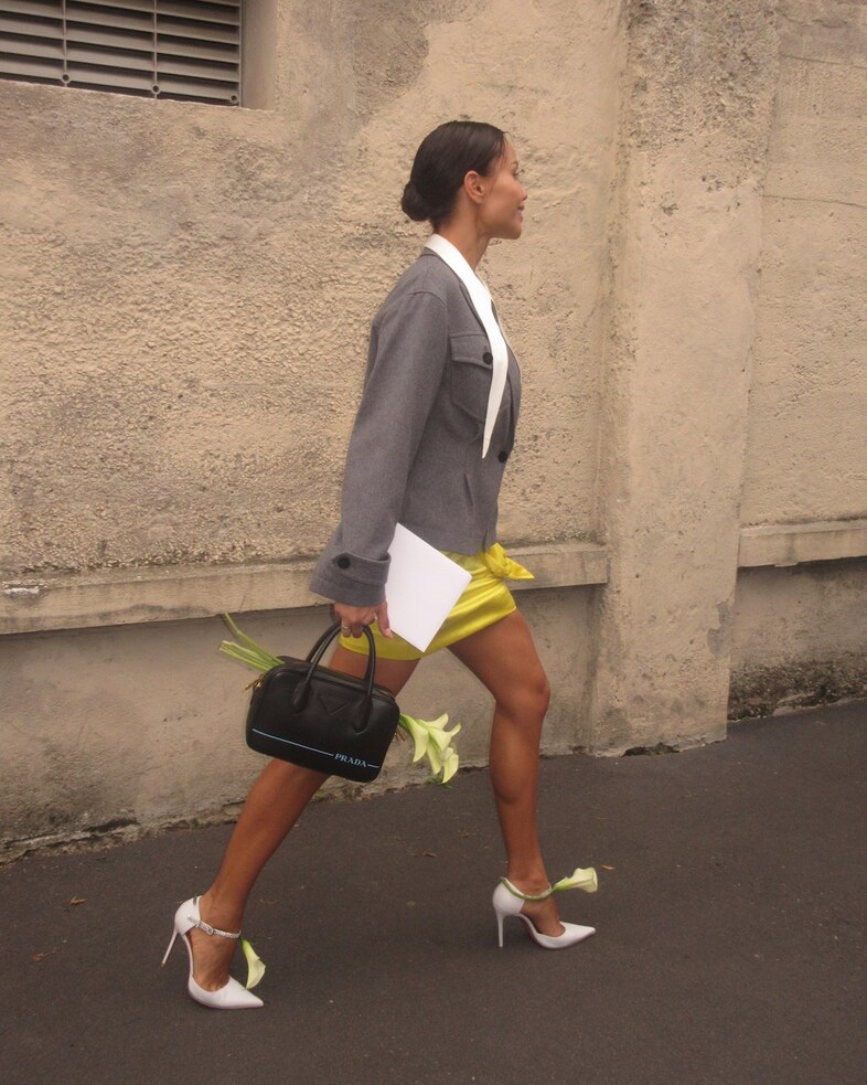 SS24 Milan Fashion Week Street Style: Jamie-maree Shipton 13