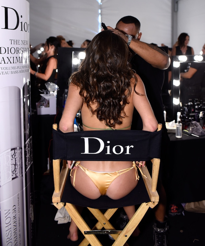 Backstage beauty at Dior over the years 40