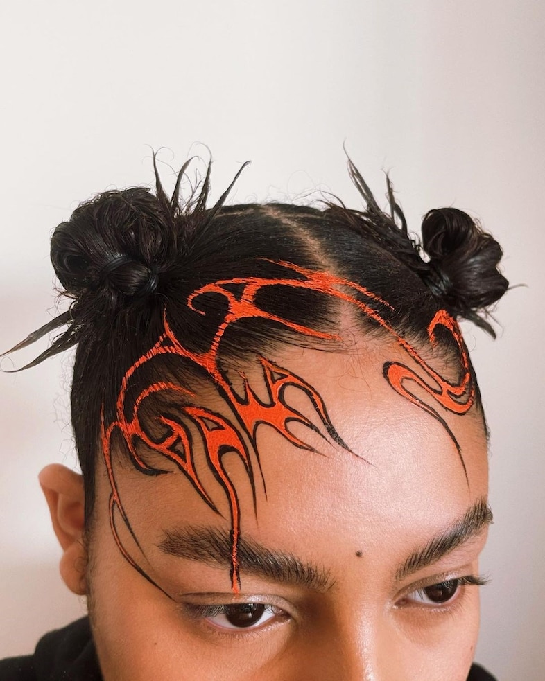 Dazed 100: Dee Carrion make-up 2