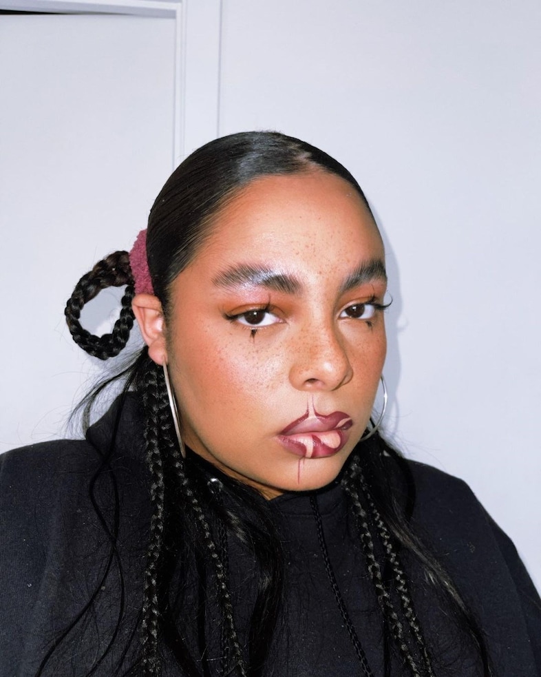 Dazed 100: Dee Carrion make-up 5