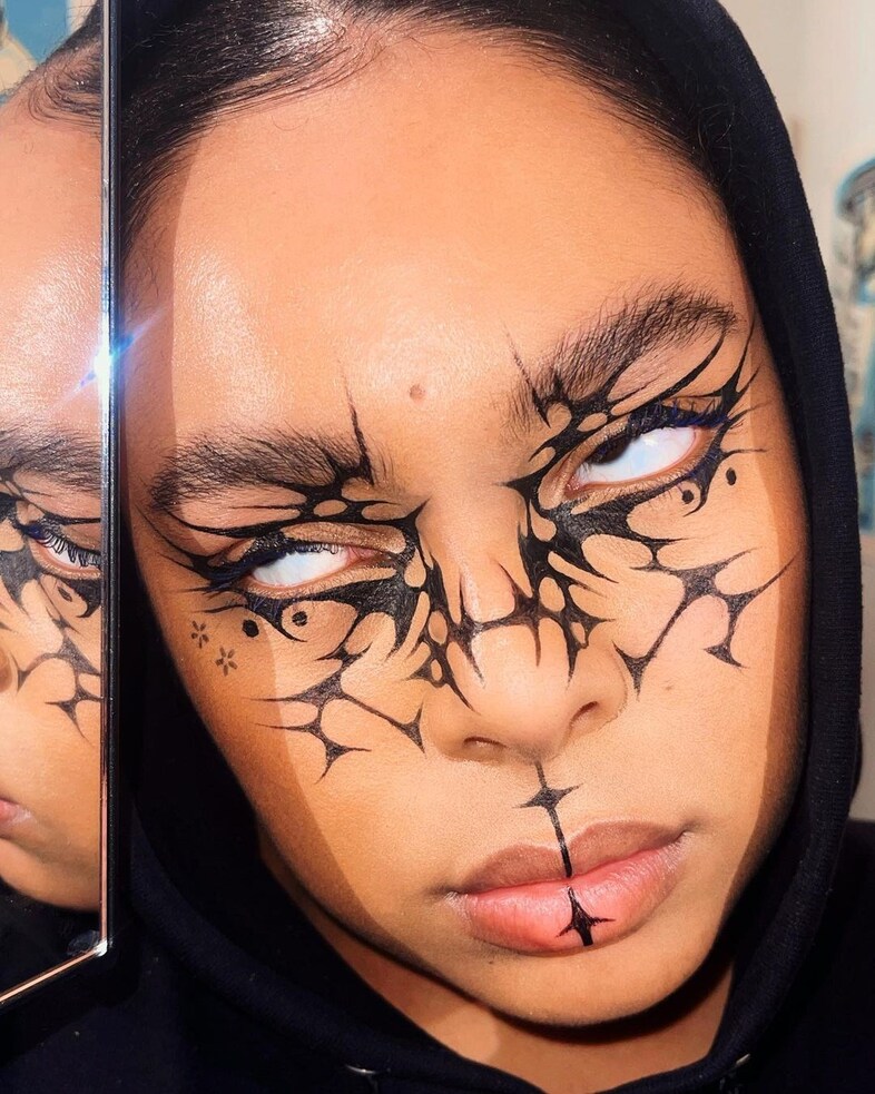 Dazed 100: Dee Carrion make-up 7