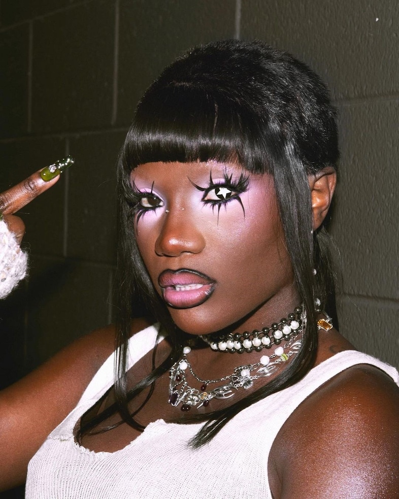 Dazed 100: Dee Carrion make-up 3