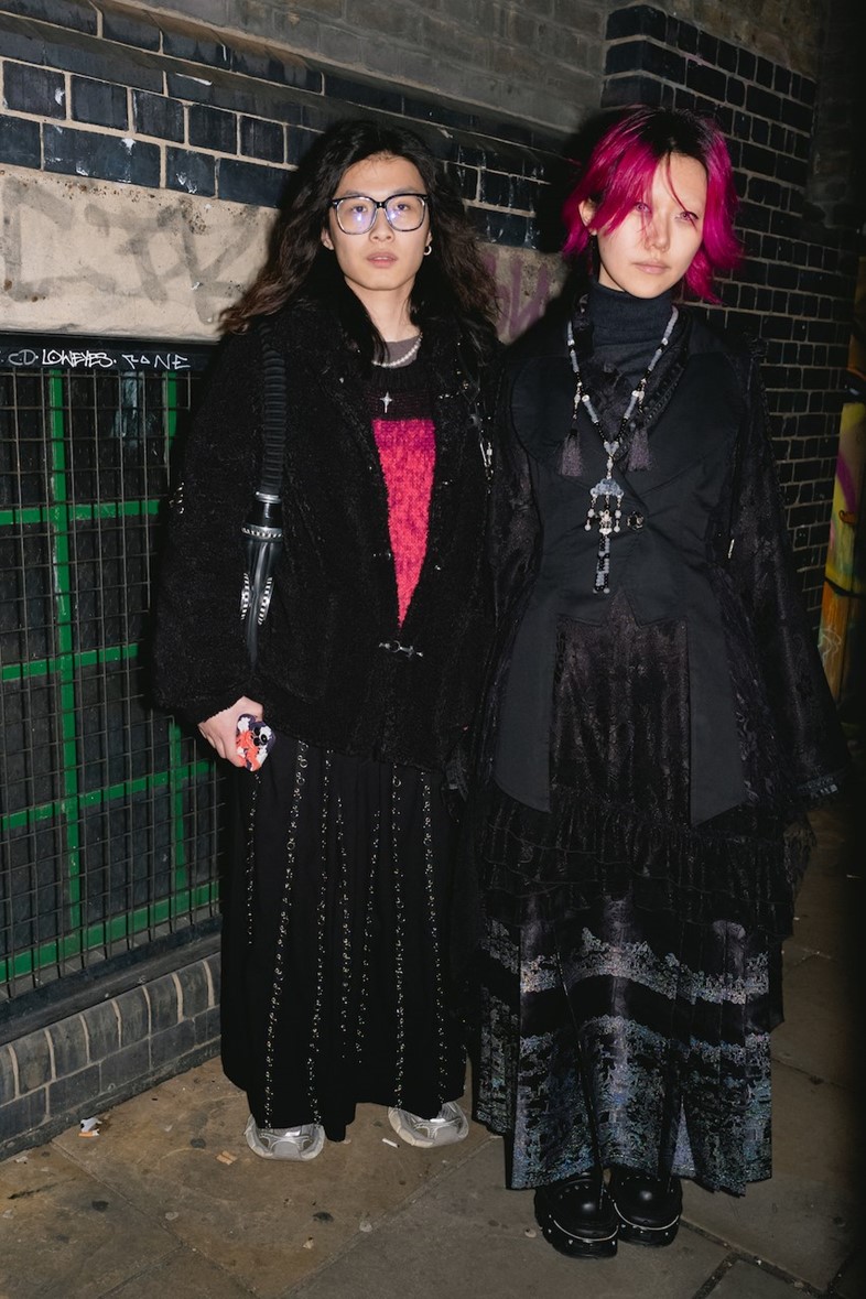 Yu Fujiwara AW24 London Street Style shows