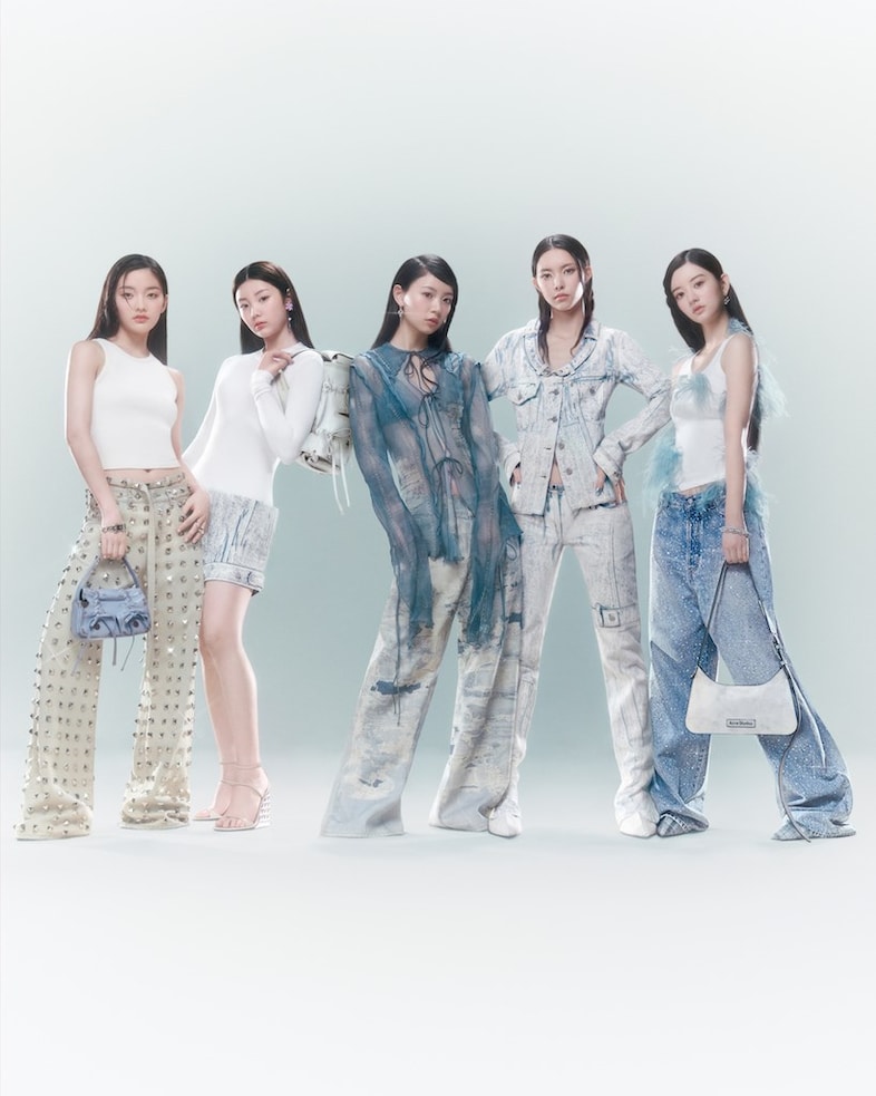Acne Studios SS24 Campaign ILLIT K-pop band
