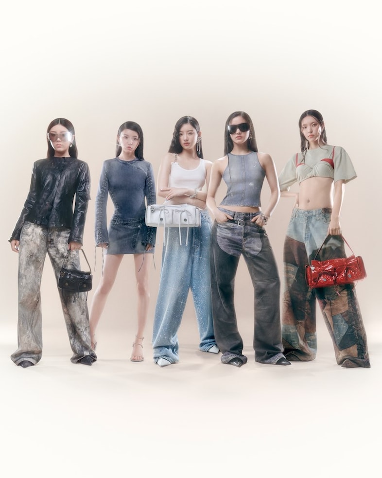 Acne Studios SS24 Campaign ILLIT K-pop band 1