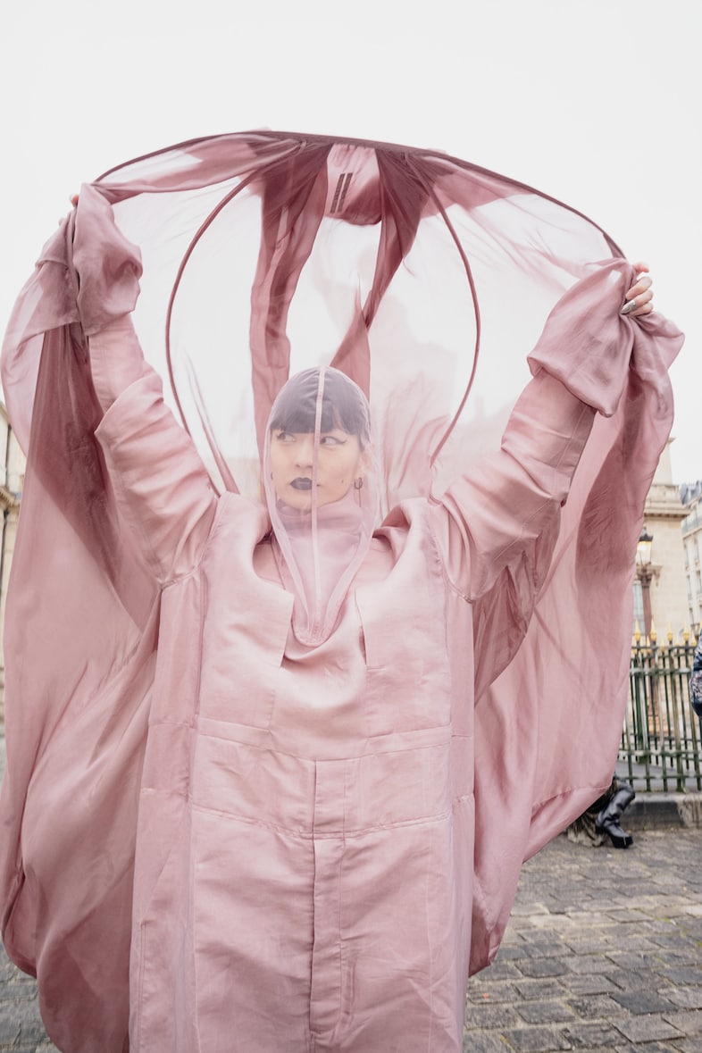 Paris Fashion Week AW24 street style Yu Fujiwara