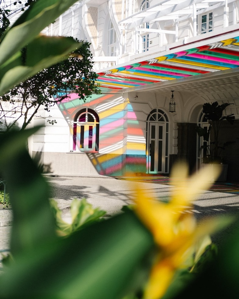 Photo-souvenirs: Daniel Buren, Copacabana Palace 10