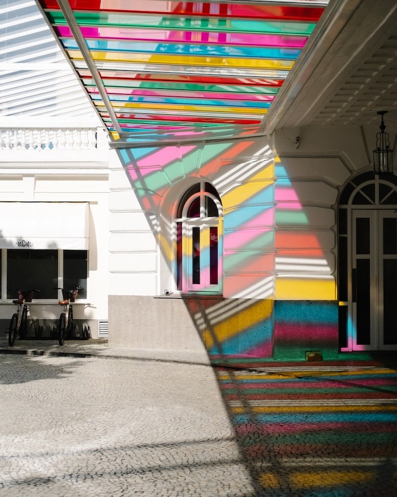 Photo-souvenirs: Daniel Buren, Copacabana Palace 11
