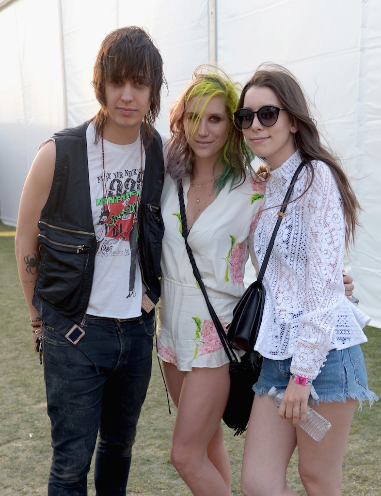 Julian Casablancas, Kesha and Danielle Haim coachella 21