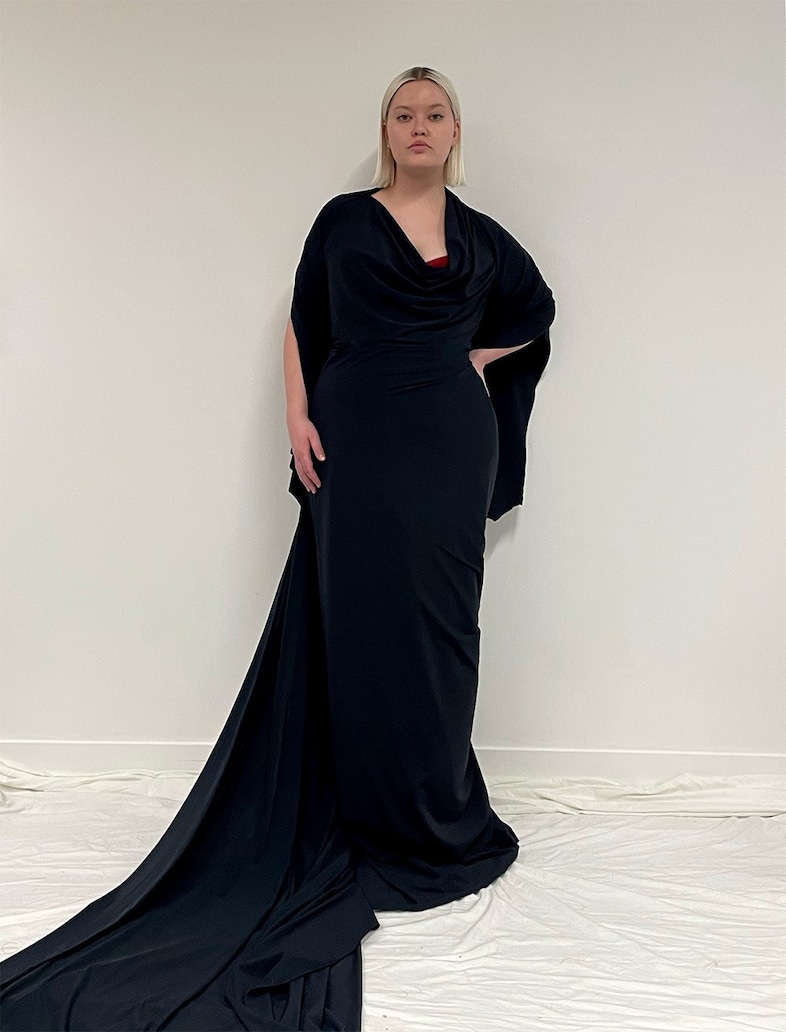 Ellie Misner demi-couture process photos draping 0