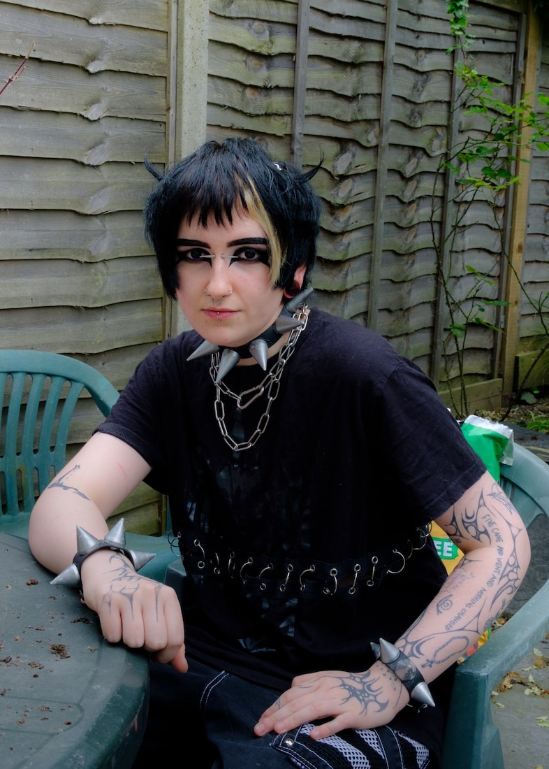 Moth Goths at home Isabella Fowden subculture photography