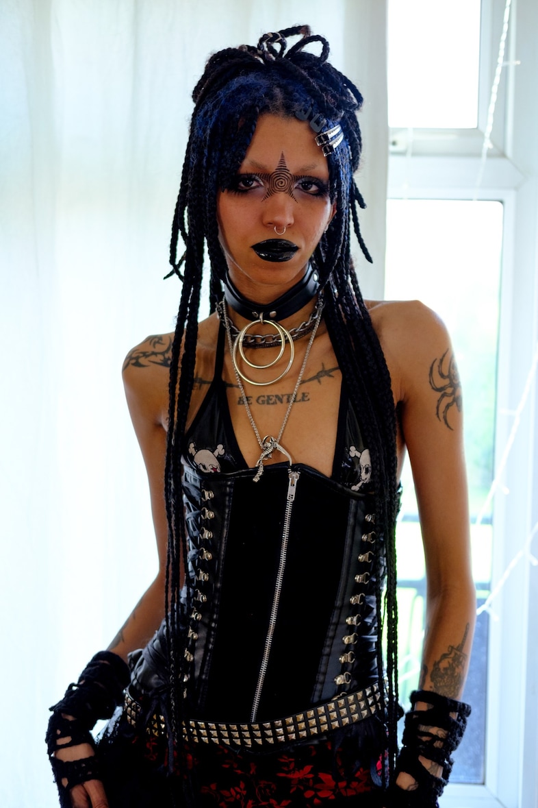 Venom Goths at home Isabella Fowden subculture photography