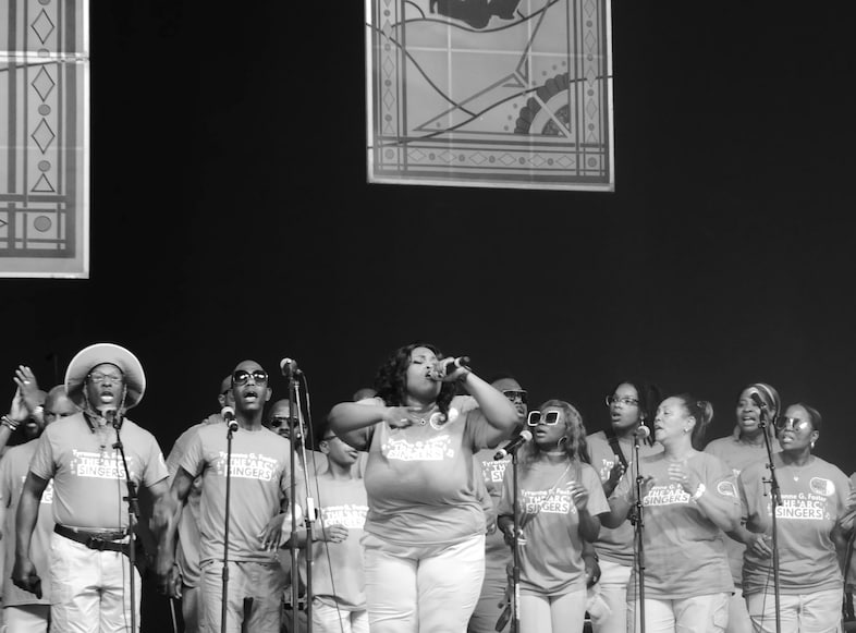 Gospel tent New Orleans Jazz and Heritage Festival
