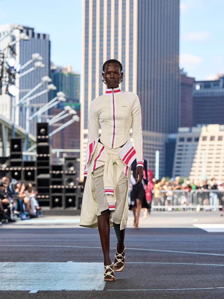 OFF-WHITE SS25 LOOK 1 Ib Kamara