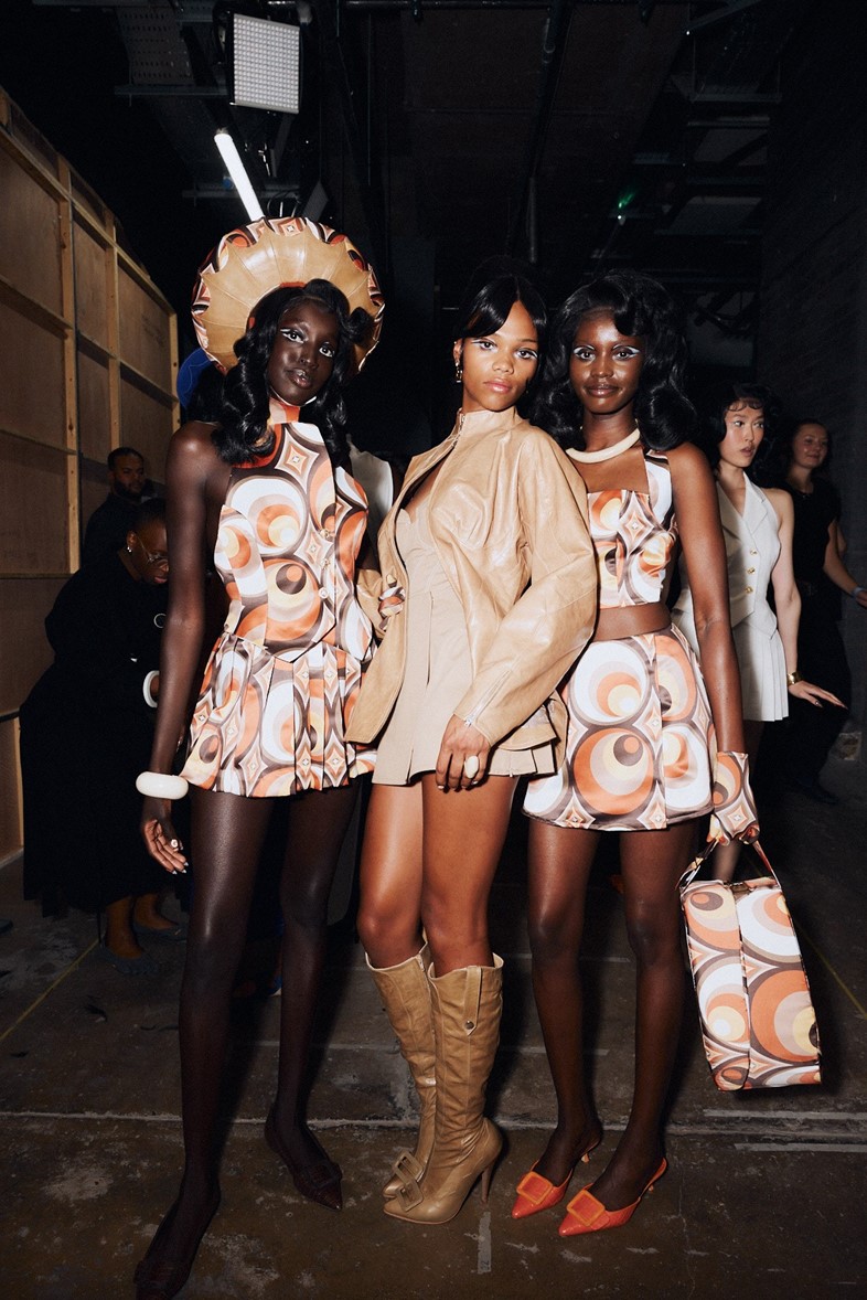 tolu coker ss25 london fashion week show jourdan dunn newgen