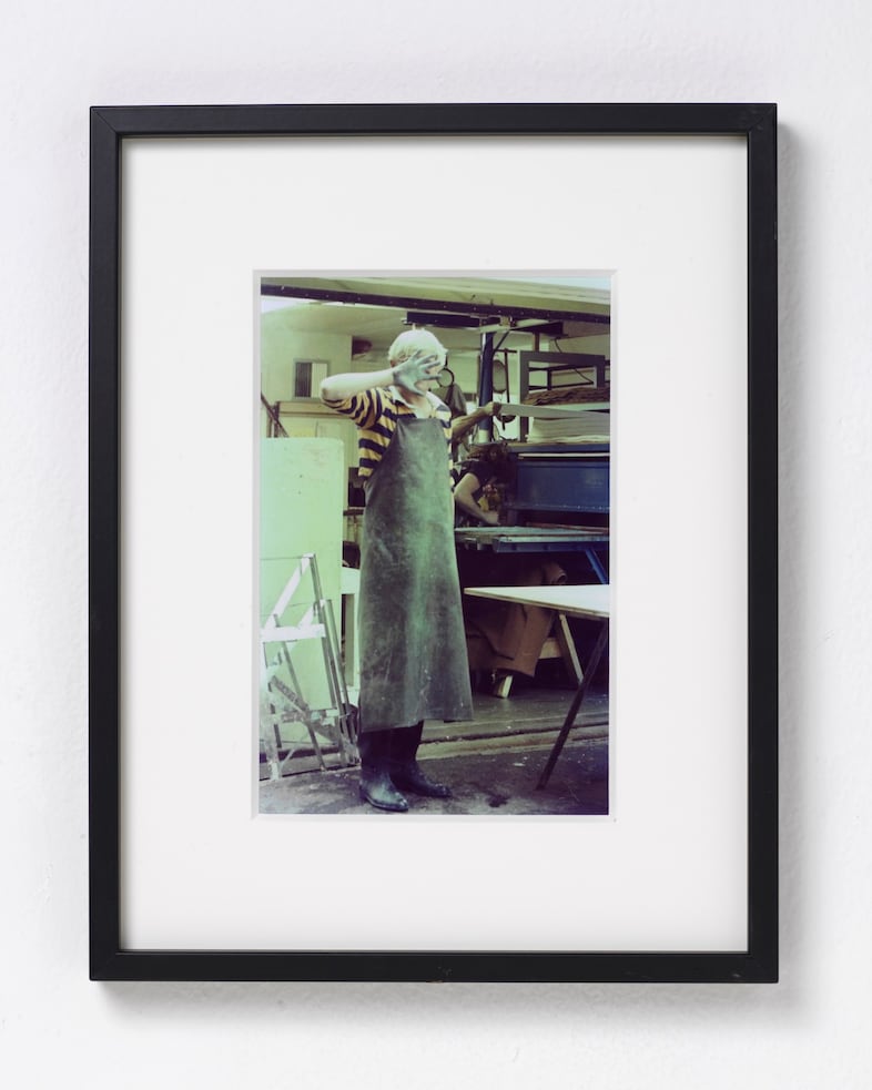 David Hockney in Ken Tyler Super8 video still (1978) 10