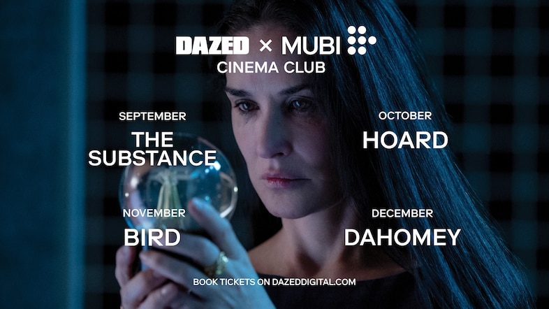 Dazed x MUBI Cinema Club autumn season flyer