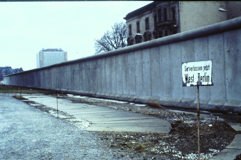 The Berlin Wall, 1980