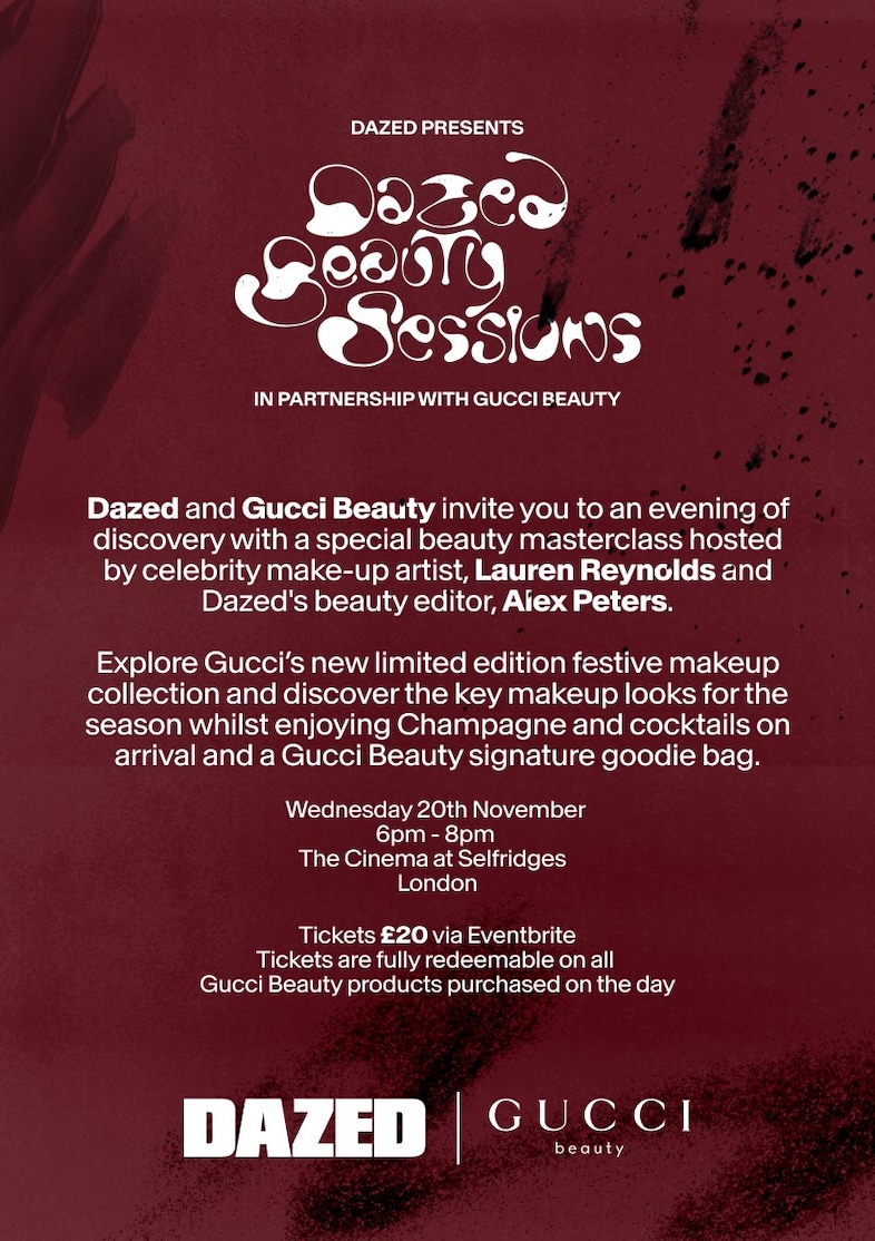 Dazed Beauty Sessions x Gucci Beauty