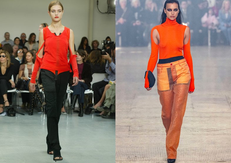 Helmut Lang side by side