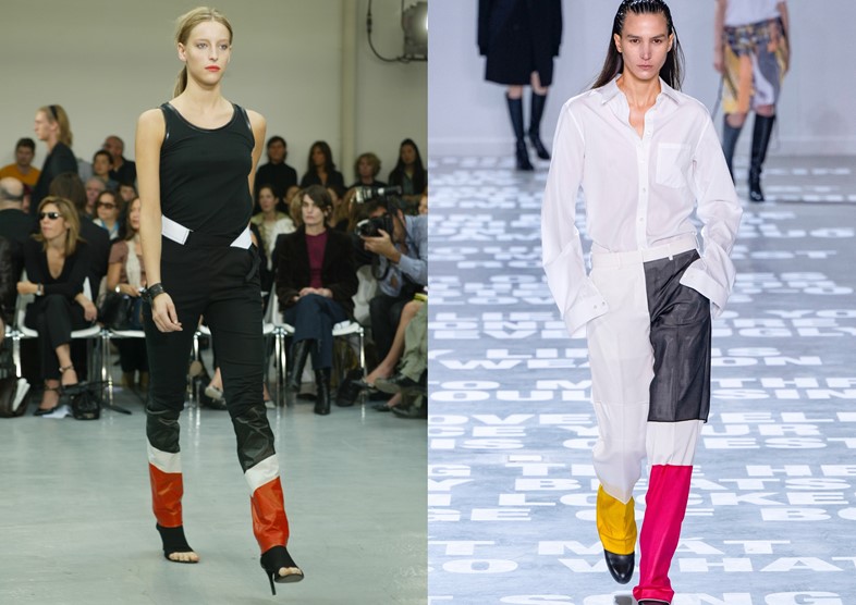 Helmut Lang side by side