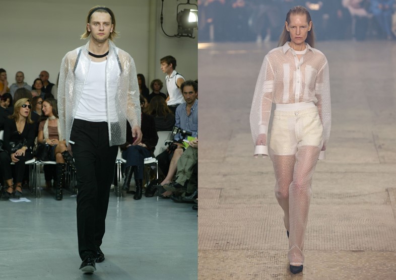 Helmut Lang side by side